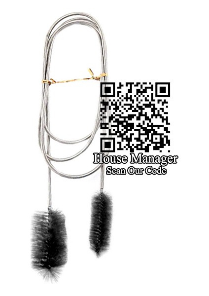 Siyah Stil Su Filtre Pompası Için 155CM Uzunluğunda Akvaryum Temizleme Fırçası, Paslanmaz Çelik Esnek Temizleyici Aracı Boru Hortum Çift Yıkama (Yurt Dışından)