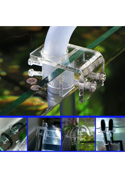 Tek Delik 25MM Stili Akvaryum Peyzaj Filtre Aksesuarı Cam Tutucu Sabitleme Braketi Kanca Su Hortumu Sabitleyici- Balık Tankı Için (Yurt Dışından) fiyatları