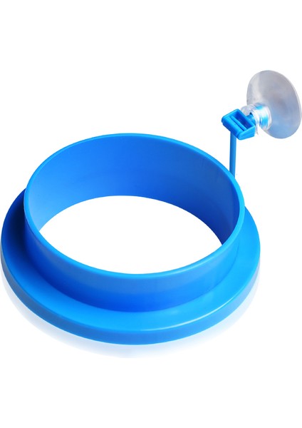 Mavi Yüksek Daire Stili Akvaryum Balığı Yüzük Balık Tankı Marikültür Balıkları Yüzen Yem Halkası Guppy Betta Altın Balık Için Emiş Kupası ile - (Yurt Dışından)