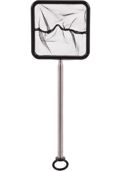 Siyah Stil 40,5X7X1CM Akvaryumlar, Göller ve Havuzlar Için Uzatılabilir cm Uzunluğunda Saplı Fileli Balık Tankı Ağı (Yurt Dışından)