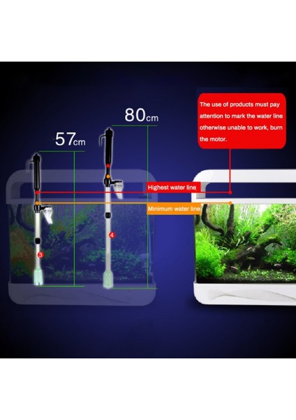 Akvaryum Temizleme Seti Elektrikli Su Değiştirici Kum Yıkayıcı Kumluk Temizleyici Sifon Filtre Pompa (Yurt Dışından) fırsatları