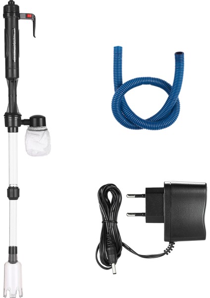 Elektrikli Set Stili Manuel Hava Basıncıyla Çalışan Akvaryum Çakıl Temizleyici Kiti Balık Tankı Su Değiştirici Kum Yıkayıcı 3ft Yumuşak Hortumlu Su Filtresi Temizleme Aracı (Yurt Dışından)