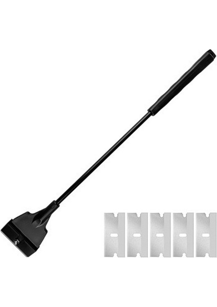 S Tarzı Paslanmaz Çelik Akvaryum Balık Tankı Yosun Temizleyici Bıçak Sucul Bitki Çim Temizleme Kiti Cam Balık Tankı Temizleme Fırçası (Yurt Dışından)