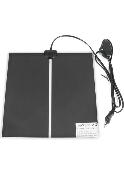 14W 28X28CM Stili Evcil Isıtıcı Sıcaklık Kontrollü Termostatlı Pet Isıtma Ped Reptil Vivaryum Terraryum Isıtıcı Eu Fişi (Yurt Dışından)
