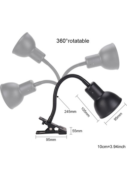 7HH1403862-AB Tarzı Sürüngen Lamba Standı Uva Uvb Lamba Aparatı Kertenkele Kaplumbağa Isıtma Lambası Tutucu Kelepçe (Yurt Dışından) fırsatları