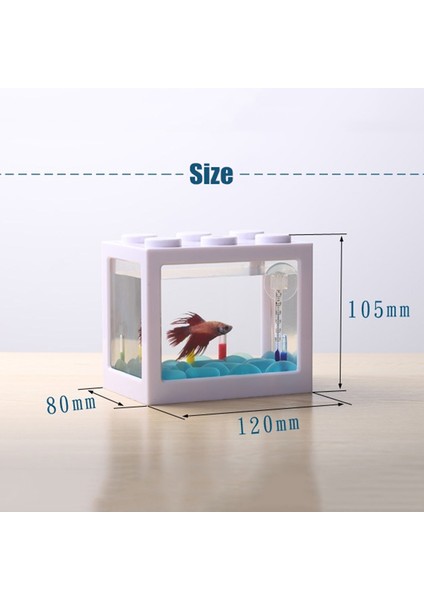 No.1 Tarzı Yaratıcı Çok Renkli Yığılabilir Akvaryum Yapı Blokları Ekolojik Tank Fıder Karınca Küçük Mini Sürüngen Evcil Kutusu (Yurt Dışından) indirimleri