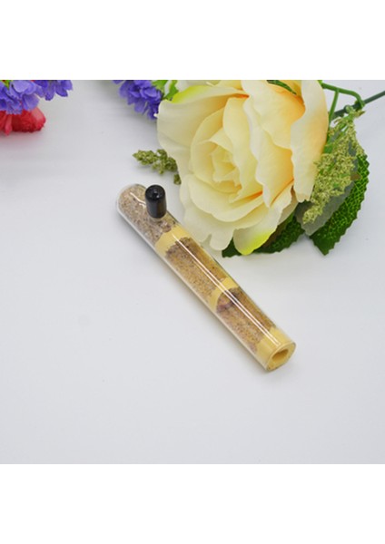 2 Adet Sarı 15X100 Stili Güzel Deneme Tüpü Karınca Yuvası Akrilik Karınca Çiftliği Bambu Tüp Küçük Evcil Hayvan Malzemeleri (Yurt Dışından)