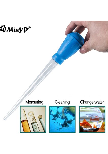 Siyah Stil 30ML Manuel Akvaryum Çakıl Temizleme Pipet Balık Tankı Su Değiştirici Akvaryum Temizleme Pipeti Damla Emici Atık Çıkartıcı cm ml Tüp (Yurt Dışından) modelleri
