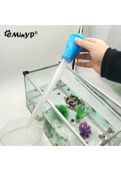 Siyah Stil 30ML Manuel Akvaryum Çakıl Temizleme Pipet Balık Tankı Su Değiştirici Akvaryum Temizleme Pipeti Damla Emici Atık Çıkartıcı cm ml Tüp (Yurt Dışından) fırsatları