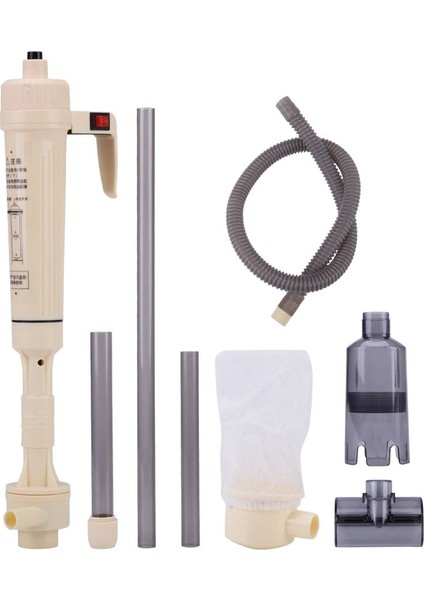 Temizleme Araçları Stili USB Masaüstü Akvaryum Balık Tankı Beta Akvaryum LED Işık LCD Ekran ve Saat Balık Tankı Süs Malzemeleri (Yurt Dışından)