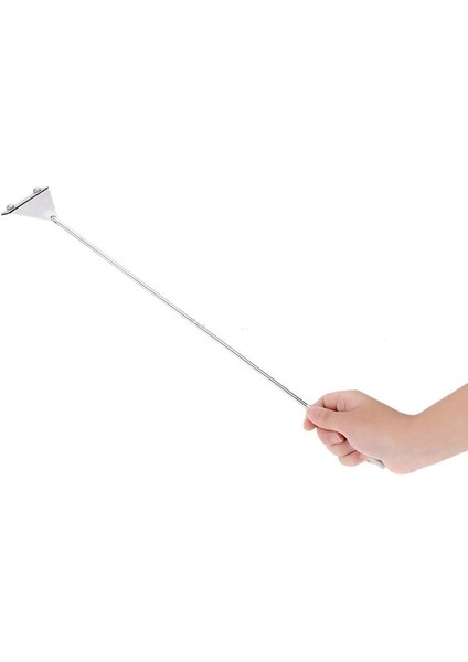 Gümüş Tarzı 46 cm Paslanmaz Çelik Akvaryum Balık Tankı Yosun Temizleyici Bıçak Sucul Bitki Ot Temizleme Çok (Yurt Dışından)