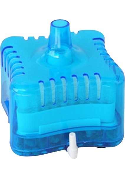 Mavi Stil Balık Akvaryumu Hava Taşı Balonu Yardımıyla Filtre Su Mini Balık Tankı Taban Filtresi Havuz Suyu 1pc Mini Süzgeç 824 (Yurt Dışından)
