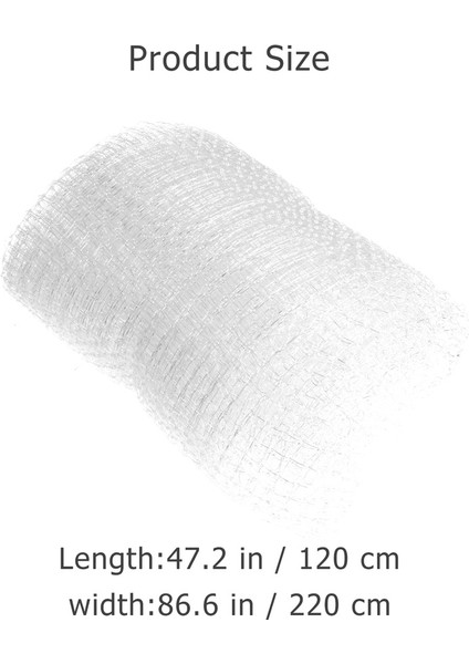 Şeffaf Stil 120X220CM Ağ Örgüsü Akvaryum Ekran Ağı Kendin Yap Balık Tankı Ağ Ekran Ağı Hava Ekran Ağı (Yurt Dışından)