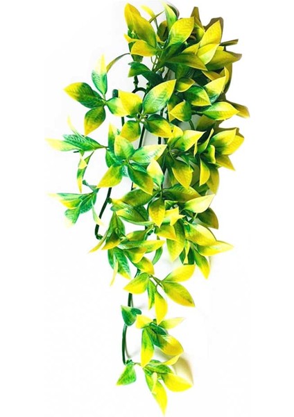 No.5 Tarzı 12 Inç Sürüngen Kendi Yapımı Balık Tankı Simüle Bitki Emici Bardak Plastik Sahte Asılı Pet Malzemeleri Gerçekçi Yapay Sarmal (Yurt Dışından) modelleri