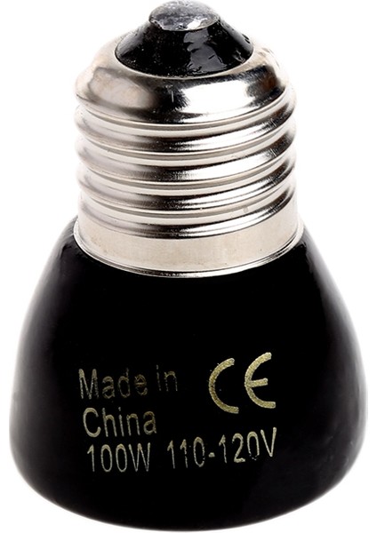 100W Tarzı Evcil Hayvan Isıtma Lambası 25W 50W 75W 100W Minyatür Kızılötesi Seramik Isıtıcı Lamba Ampul Siyah Kaplumbağa Kertenkele Için Ürün (Yurt Dışından)