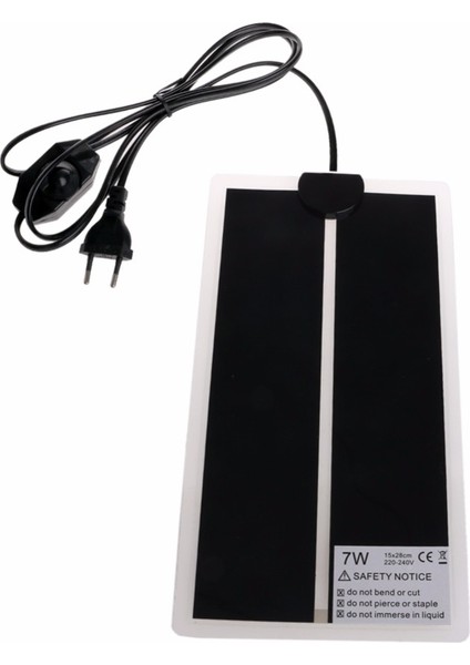 7W Tarzı Ab Fişi Ayarlanabilir Sıcaklık Pet Isıtma Matı Kaplumbağa Amfibiler Isıtıcı Yatak Matı Sürüngen Malzemeleri C42 (Yurt Dışından) indirimleri