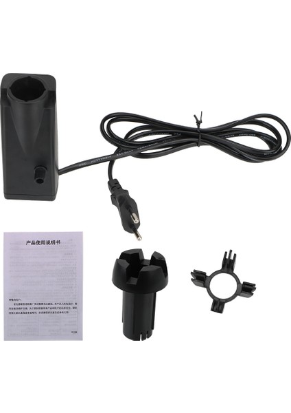 Siyah Stil Balık Tankı Su Protein Giderici Akvaryum Yüzey Yağ Filmi Giderici Balık Tankı Havuz Oksijen Arttırıcı Filtre Pompası 1 Takım (Yurt Dışından)