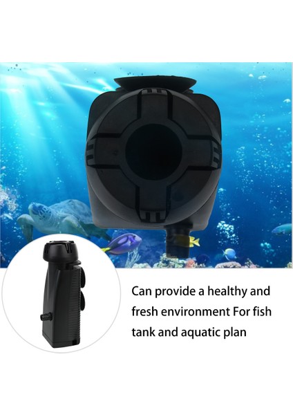 Siyah Stil Balık Tankı Su Protein Giderici Akvaryum Yüzey Yağ Filmi Giderici Balık Tankı Havuz Oksijen Arttırıcı Filtre Pompası 1 Takım (Yurt Dışından) fiyatları