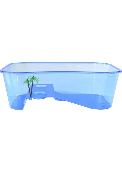 Beyaz Stil Sürüngen Vivaryum Kutup Kaplumbağa Kaplumbağa ile Güneşlenme Platformu Akvaryum Tankı Üreme Gıda Aracı (Yurt Dışından) modelleri