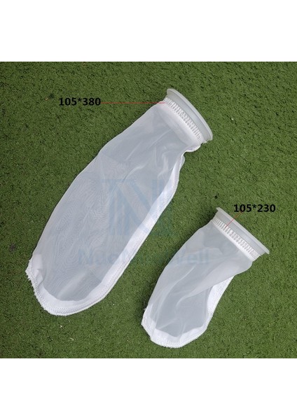 105-380MM Tarzı S Beden 1 Adet Beyaz Akvaryum Filtre Poşeti Balık Tankı Naylon Çorap Hafif Ağırlıklı File Poşet 200 Mikron Filtre 105** (Yurt Dışından) modelleri