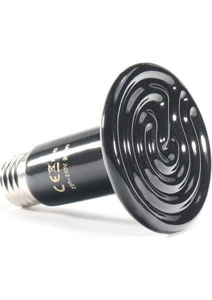 200W Tarzı 25W 50W 75W 150W 200W E27 Evcil Hayvan Isıtma Lambası Siyah Kızıl Seramik Isıtıcı Isı Lambası Evcil Hayvan Yavru Sürüngen Lambası (Yurt Dışından)