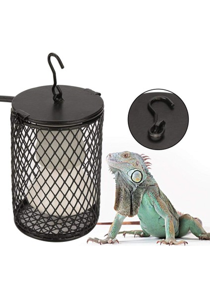 50W Tarzı Kaplama Yılan Kertenkele Kızılötesi Seramik Isıtıcı Sıcaklık Işınlı Reptil Lambası Reptil Işığı Tutma Lambası ile Kaplama Kaplama Lamba Için Turtle E27 Pet Isıtma Lambası (Yurt Dışından)