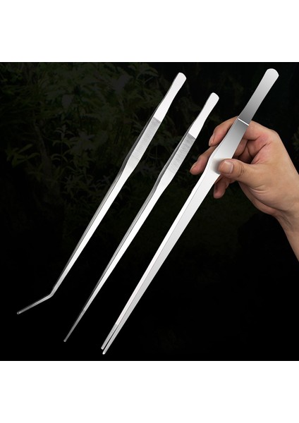 Düz Tip Stili 48CM Paslanmaz Çelik Akvaryum Cımbız Pense Balık Tankı Bitki Akvascape Araçları Düz Eğri Forseps Klip Su Ürünleri Dalgıç Maşa (Yurt Dışından) fiyatları