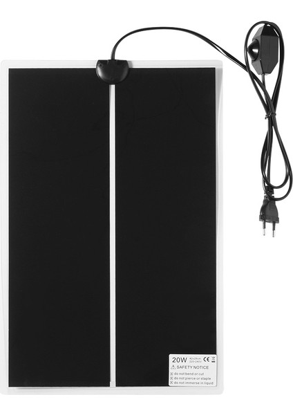 20W 42X28CM Stili Evcil Isıtıcı Sürüngen Isıtma Ped Reptil Vivaryum Teraryum Isıtıcı Termostat Kontrollü Eu Fiş (Yurt Dışından)