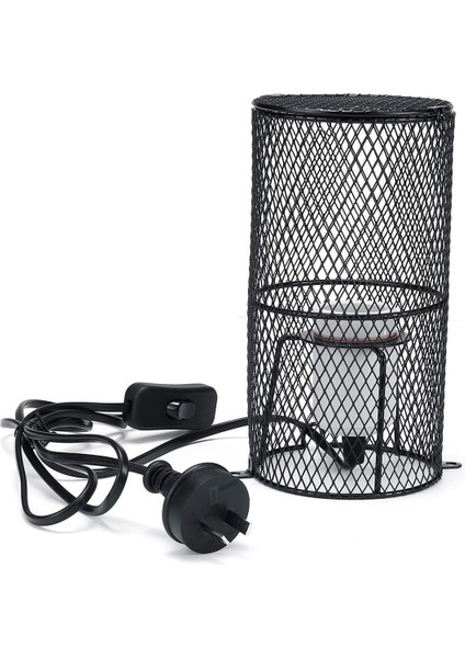 Au Fiş Tarzı E27 Pet Isıtma Lambası Sürüngen Seramik Isıtma Lambası Isıtıcı Tutucu Sürüngen Kızılötesi Isı Lambası Tutucu ile Anti-Sıcaklık Braketi (Yurt Dışından)