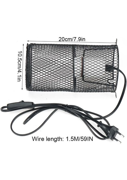 Au Fiş Tarzı E27 Pet Isıtma Lambası Sürüngen Seramik Isıtma Lambası Isıtıcı Tutucu Sürüngen Kızılötesi Isı Lambası Tutucu ile Anti-Sıcaklık Braketi (Yurt Dışından) modelleri