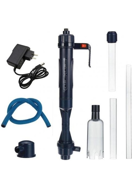 Abd Fiş Stili Elektrikli Akvaryum Su Değişim Pompası Boru Kum Temizleme Aracı Akvaryum Aksesuarları Malzemeleri (Yurt Dışından)