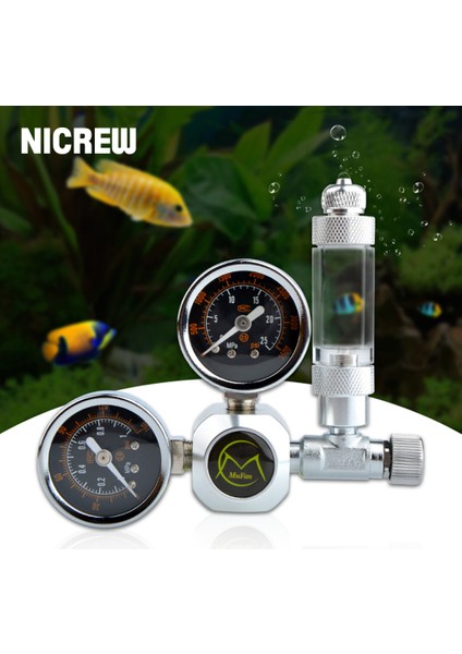 Kabarcık Ölçer Stili W21.8 Au Fiş Nıcrew Kendin Yap Akvaryum Co2 Regülatörü Manyetik Solenoid Kontrol Valf Kabarcık Sayacı Balık Tankı Aksesuarları Co2 Basınç Düşürücü Valfi (Yurt Dışından) fiyatları