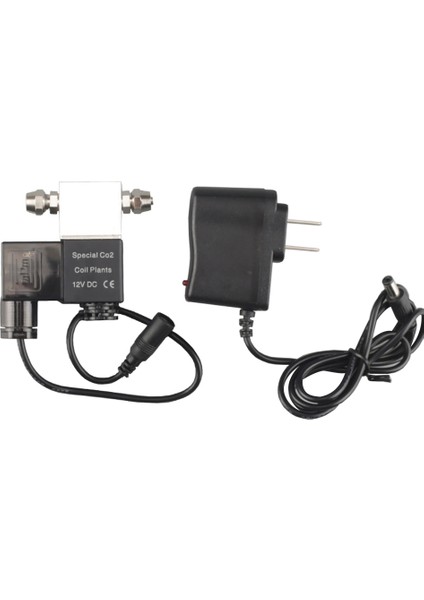 Çift ​​kafa Abd Fiş Stili 12V Akvaryum Solenoid Valf Co2 Sistemi Regülatörü Akvaryum Aksesuarları Elektrikli Düşük Sıcaklık Manyetik Valf Balık Tankları Için (Yurt Dışından)
