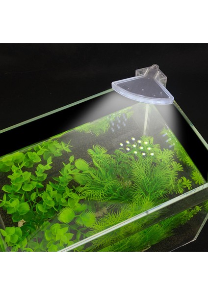 Mini Su Geçirmez Kelepçeli LED Akvaryum Işığ Tankı Sucul Bitkiler Büyüme Lambası Ev Dekorasyonu Balık Tankı Aksesuarları (Yurt Dışından)