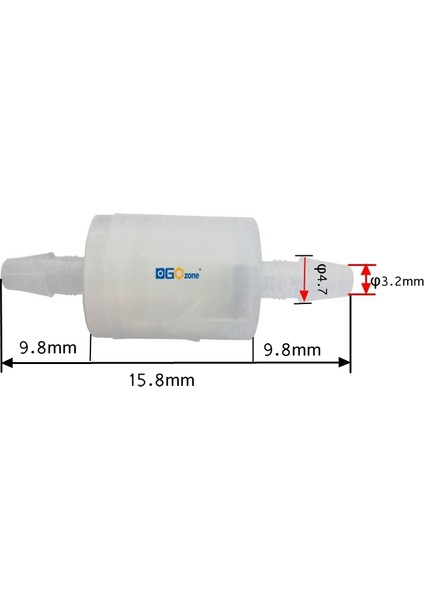 Ozon Valf Plastik Yaylı Kontrol Valfi O3 Geri Akışlı Barba Valfi Pvdf Kh-Csdv2 Dg Ozone (Yurt Dışından) fiyatları