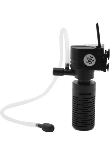 Siyah Stil 11X7.3X3.5CM 3W Mini Akvaryum Filtresi Çok Fonksiyonlu Akvaryum Arıtıcı Su Akvaryum Oksijen Daldırma Su Arıtıcı Ab Fiş (Yurt Dışından)