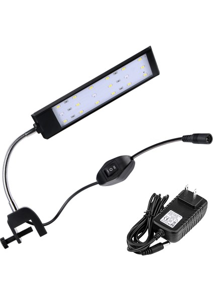18LED Abd Tarzı Ayarlanabilir Parlaklık LED Akvaryum Balık Tankı Kelepçe Klip Su Bitkisi Büyüme Beyaz Renk Aydınlatma Kelepçe Tankı LED Işık (Yurt Dışından)