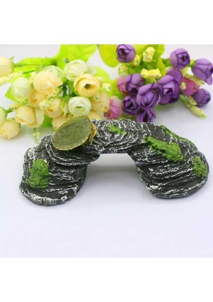 Sürüngenler ve Kaplumbağalar Için Akvaryum Amphibians ve Kaplumbağalar Için Saklanma Alanlı Balık Saklama Platformu Adası Ürünleri Terrarium Dekorasyonu (Yurt Dışından) modelleri