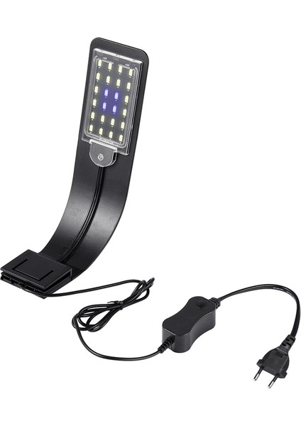 Siyah Ab Fiş Stili 12 Led'li LED Akvaryum Işığı Balık Tankları Klip Işıkları LED Bitkiler Yetiştirme Işıkları Suda Dayanıklı Lamba (Yurt Dışından)