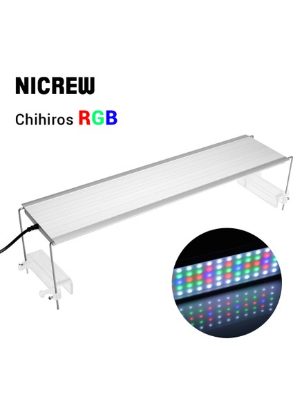 Uzaktan Dimmer Tarzı Nıcrew Ros Rgb Akvaryum LED Işık Tam Spektrum Aydınlatma Su Bitkileri Için Parlaklık Ayarlanabilir 30CM Ila 80CM Tanklara Uygun (Yurt Dışından) fiyatları