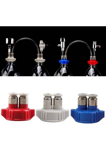 Mavi Stil Akvaryum Co2 Sistemi Pro Tüp Valf Manometre Şişe Kapağı Balık Tankı Canlı Bitki Kendin Yap Reaktör Hava Taşı Üreteci Aracı Parça (Yurt Dışından)