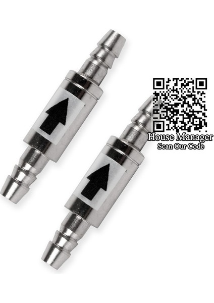Dia0.8x 4cm Tarzı 4mm Akvaryum Su Vanası Karbon Dioksit Sistemi Difüzörü Silindire Dönmeyen Su Için Paslanmaz Çelik Kontrol Vanası (Yurt Dışından) fiyatları