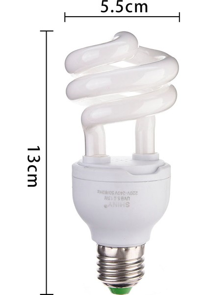110V 10.0 Tarzı 1 Adet E27 Uvb Lamba Kalsiyum Takviye Işık Ampulü 220V 13W 130 x Kertenkeleler ve Kaplumbağalar Için (Yurt Dışından) fırsatları