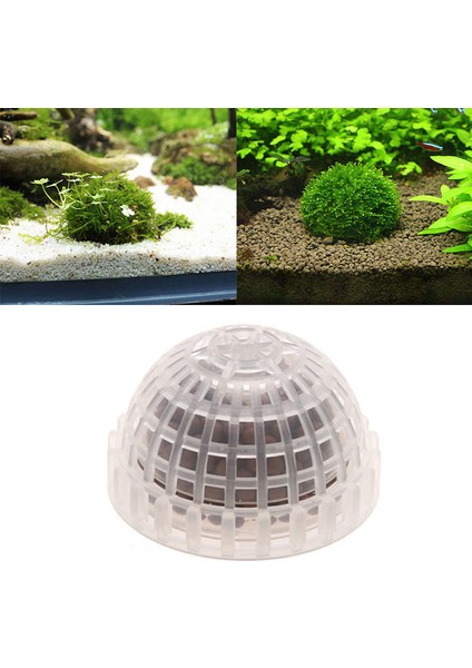 No.1 Tarzı Doğal Mineral Su Canlısı Yosun Topu Yosun Filtresi Akvaryum Kristal Kırmızı Karides Evi Balık Tankı Süs Mineraller Topu (Yurt Dışından)