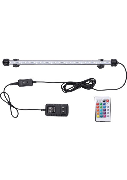 Uzak Stil ile 48 cm Rgb Su Geçirmez LED Akvaryum Aydınlatma Balık Tankı Işık Barı Mavi Beyaz Daldırma Sualtı Lamba Işık Akvaryum Dekorasyonu (Yurt Dışından)