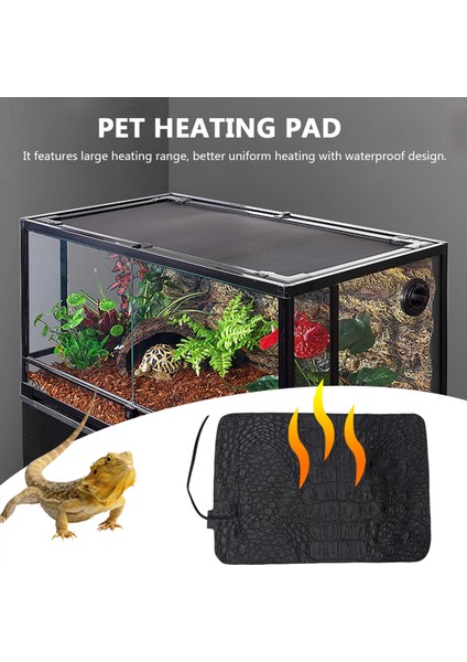 22X15CM Tarzı 9W Sürüngen Isı Matı Sürüngen Terraryum Tırmanma Evcil Isıtma Sıcak Pedleri Ayarlanabilir Sıcaklık Kontrol Cihazı Matlar Sürüngen Malzemeleri (Yurt Dışından) fiyatları