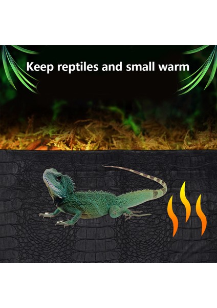 22X15CM Tarzı 9W Sürüngen Isı Matı Sürüngen Terraryum Tırmanma Evcil Isıtma Sıcak Pedleri Ayarlanabilir Sıcaklık Kontrol Cihazı Matlar Sürüngen Malzemeleri (Yurt Dışından) indirimleri