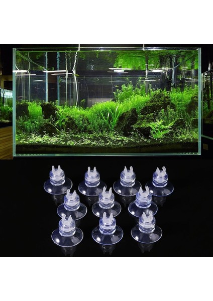 Beyaz Stil Akvaryum Emme Kupası Balık Tankı Pompa Klips Tutucu Hava Hattı Tüpü (Yurt Dışından) fiyatları