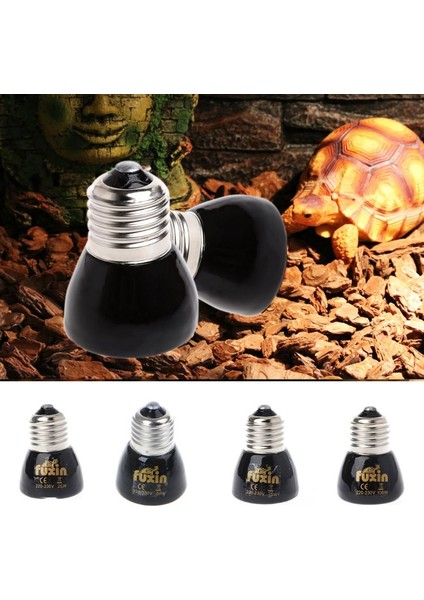 100W Tarzı Evcil Hayvan Kertenkele Isıtma Işık Ampulü 25W 50W 75W 100W E27 Için Uzak Kızılötesi Seramik Isıtıcı Işık Lambası (Yurt Dışından)