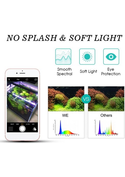 DF-16CM Tarzı Akvaryum LED Aydınlatma Lambası Akvaryum Bitkili Su Geçirmez Balık Tankı LED Işık Akvaryum Işık Ince Büyüme Aydınlatma Lambası (Yurt Dışından) fırsatları